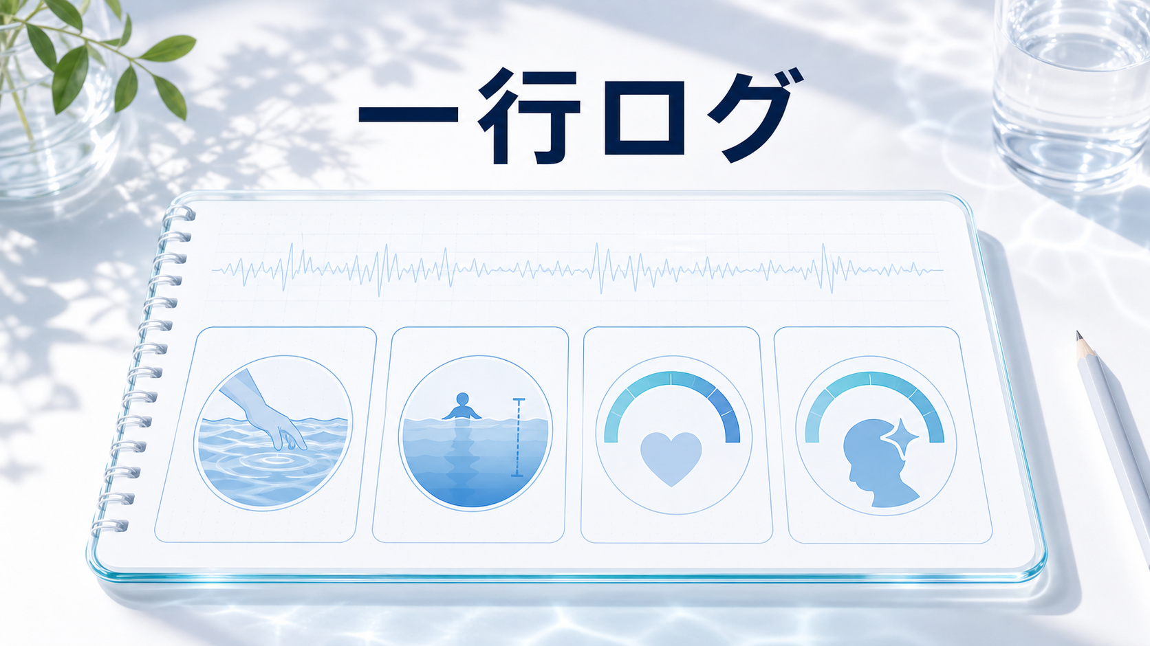 泳げなかった夢も、水の感触、深さ、怖さ、明晰度を一行で記録する図解